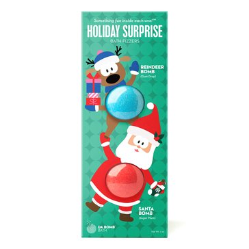 Da Bomb Standing Reindeer And Santa Bath Bomb