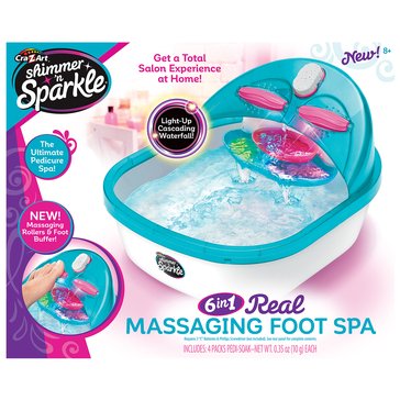 Cra-Z Art Shimmer N Sparkle 6 In 1 Massaging Foot Spa