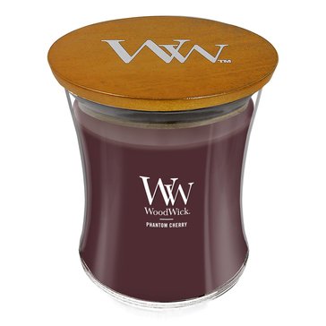 Woodwick Phantom Cherry Medium Candle Jar