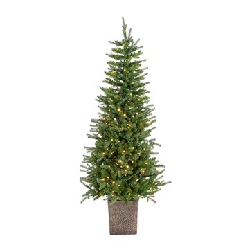 Gerson 6-Foot Prelit Mixed Tip Potted Tree