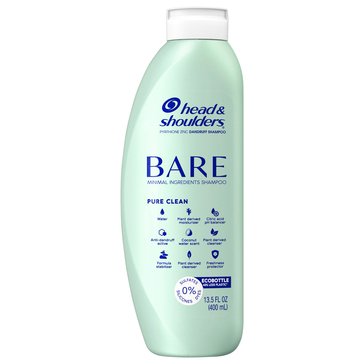 Head & Shoulders Bare Anti Dandruff Pure Clean Sulfate Free Shampoo
