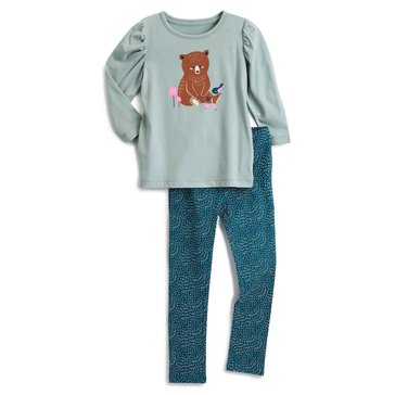 Liberty & Valor Little Girls' Bear Legging Sets