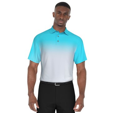 PGA Tour Men's Short Sleeve Ombre Print Polo