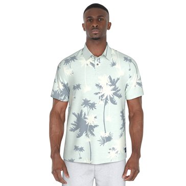 PGA Tour Men's Short Sleeve Oversized Palms Polo