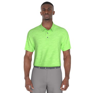 PGA Tour Men's Short Sleeve Jaspe Airflux Polo with Self Collar