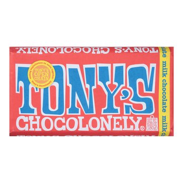 Tony's Chocolonely Milk Chocolate Bar, 6.35oz