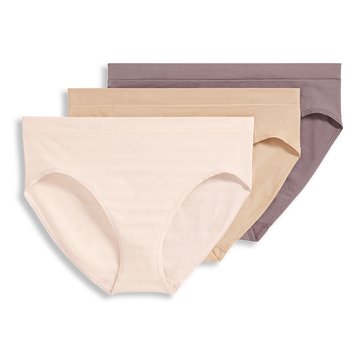 Jockey Women's Seamfree Hi Cut, 3-Pack