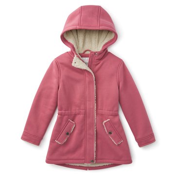 Urban Republic Big Girls' Fur Lined Fleece Anorak