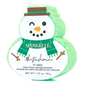 Spongelle Holiday Winter Jasmine Scent Body Wash Infused Buffer