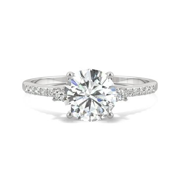 Charles & Colvard Forever Bright 1 1/3 cttw Moissanite Engagement Ring