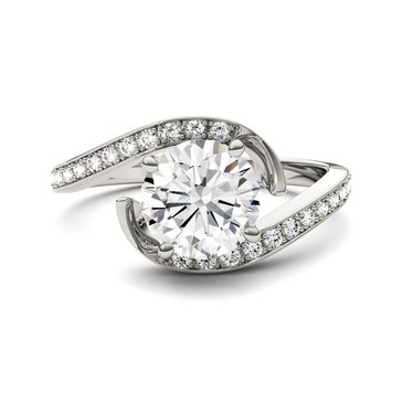 Charles & Colvard Forever Bright 1 3/4 cttw Moissanite Engagement Ring