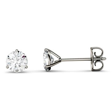 Charles & Colvard Forever Bright 1 cttw Moissanite Stud Earrings