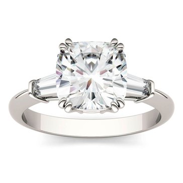 Charles & Colvard Forever Bright 2 3/4 cttw Moissanite Three Stone Ring