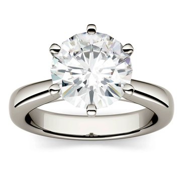 Charles & Colvard Forever Bright 3 1/10 cttw Moissanite Solitaire Ring