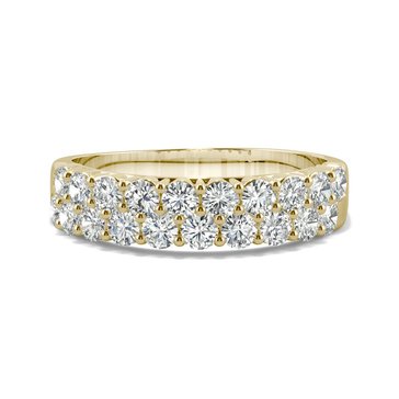 Charles & Colvard Forever Bright 1 cttw Moissanite Two Row Band
