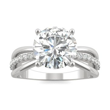 Charles & Colvard Forever Bright 2 9/10 cttw Moissanite Engagement Ring