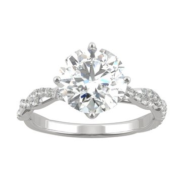 Charles & Colvard Forever Bright 2 1/3 cttw Moissanite Engagement Ring