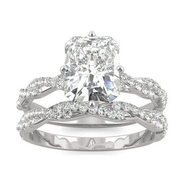 Charles & Colvard Forever Bright 3 2/5 cttw Moissanite Bridal Set