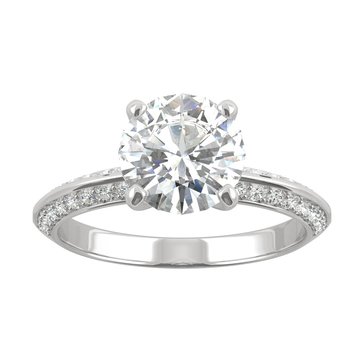 Charles & Colvard Forever Bright 2 1/4 cttw Moissanite Engagement Ring