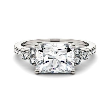 Charles & Colvard Forever Bright 2 9/10 cttw Moissanite Engagement Ring