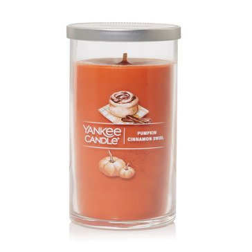 Yankee Candle Pumpkin Cinnamon Swirl Signature Medium Pillar