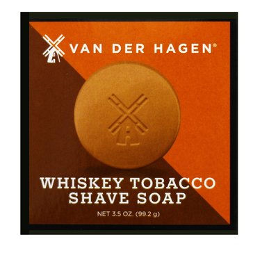 Van Der Hagen Whiskey Tobacco Hypo Allergenic Shave Soap