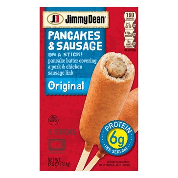 Jimmy Dean Original Pancakes & Sausage on a Stick, 12.5 oz