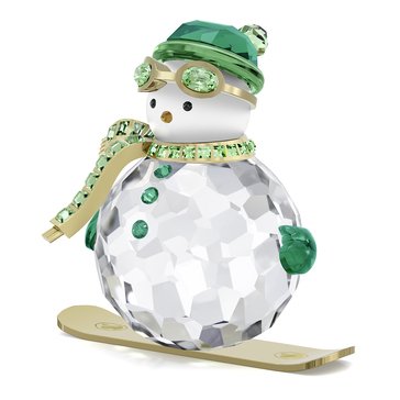 Swarovski Cheers Dulcis Snowman Holiday Figurine