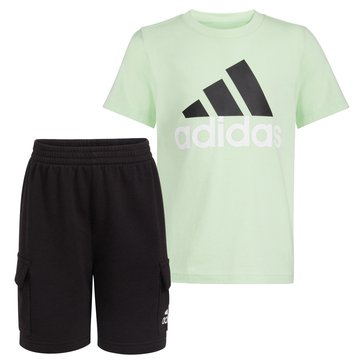 Adidas Little Boys' French Terry Cargo Short Set