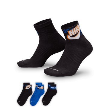 Nike Men's Everyday Plus Sport Ankle Socks 3-Pack