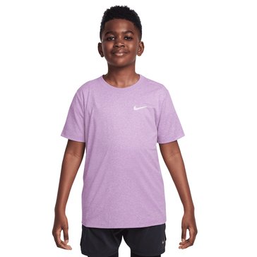 Nike Big Boys' Small Brand Read Swoosh Logo Tee