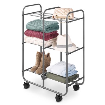 Whitmor Rolling 6-Shelf Organizer