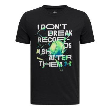 Under Armour Big Boys' Baseball Records Tee