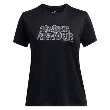 Under Armour Big Girls' Tech Wordmark Graphic Tee