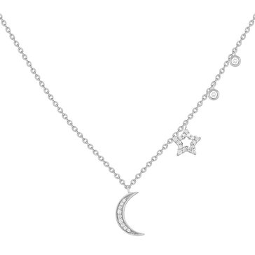 Diamond Accent Celestial Shaker Necklace