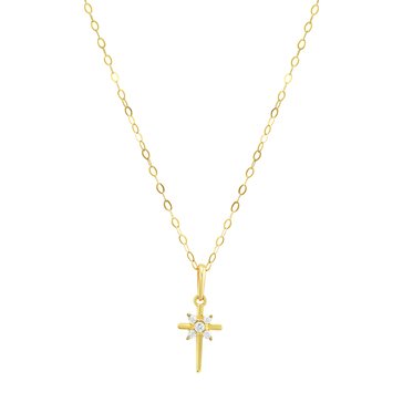 Cross Pendant with Cubic Zirconia