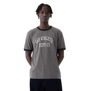 Gap Men's Logo Short Sleeve Athletic Ringer T
