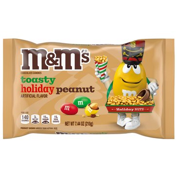 M&Ms Holiday Toasty Peanut Candies, 7.44oz