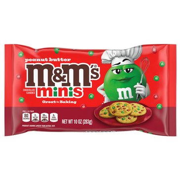 M&Ms Holiday Peanut Butter Miniature Candies, 10oz