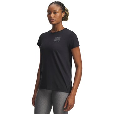 Under Armour Women's Freedom Left Chest Short Sleeve Tee 