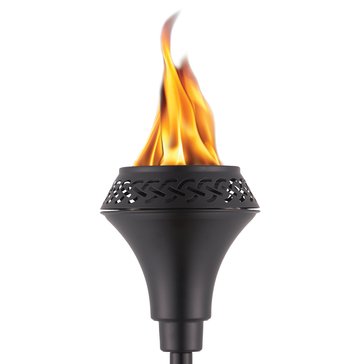 Tiki Brand Island King 65-Inch Easy Install Metal Large Flame Tiki Torch