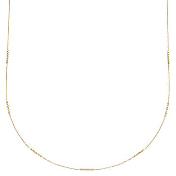 Minimalist Bead Station Necklace