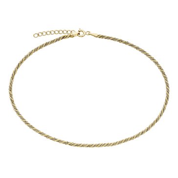 Rope and Box Twisted Chain Bracelet