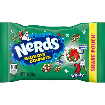 Nerds Holiday Frosty Gummy Clusters, 3oz