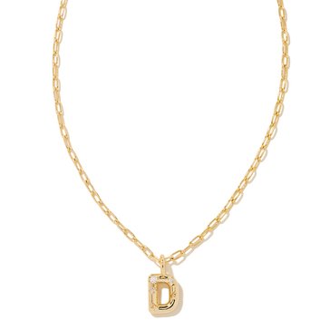 Kendra Scott Letter Crystal Letter Necklace