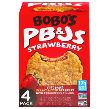 Bobo's PB&J Strawberry Jam Oat Bars, 2.1oz