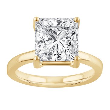 Evolv. 3 1/2 cttw Lab Grown Diamond Princess Cut Solitaire Ring