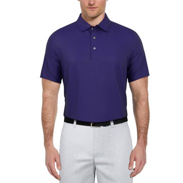 PGA Tour Men's Short Sleeve Airflux Solid Mesh Polo