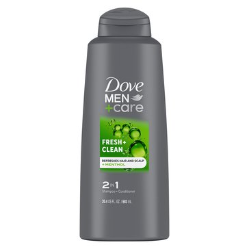 Dove Men Care Fresh Clean 2-In-1 Shampoo and Conditioner