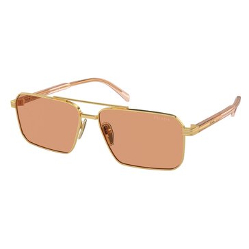 Prada Men's 0PR A57S Rectangle Sunglasses